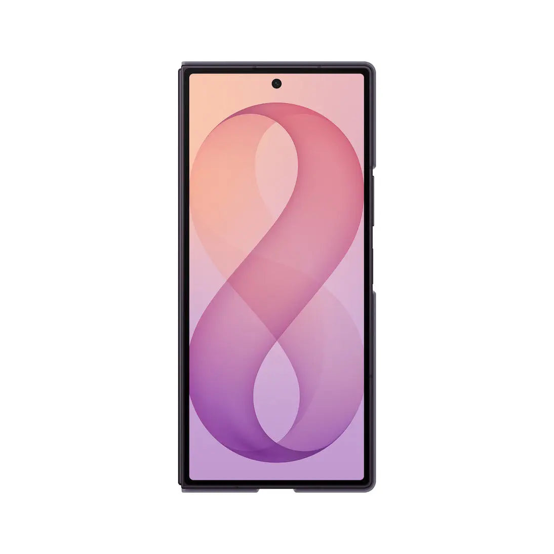 Samsung Galaxy Z Fold 8 Ultra Silicone Magnet Case in Violet Shadow, cover screen