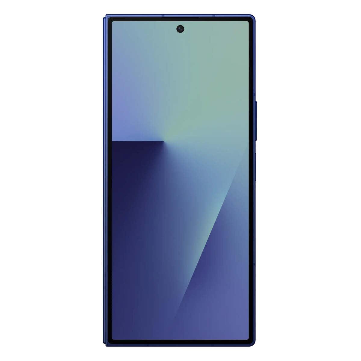 Samsung Galaxy Z Fold7 in Blue Shadow, cover screen