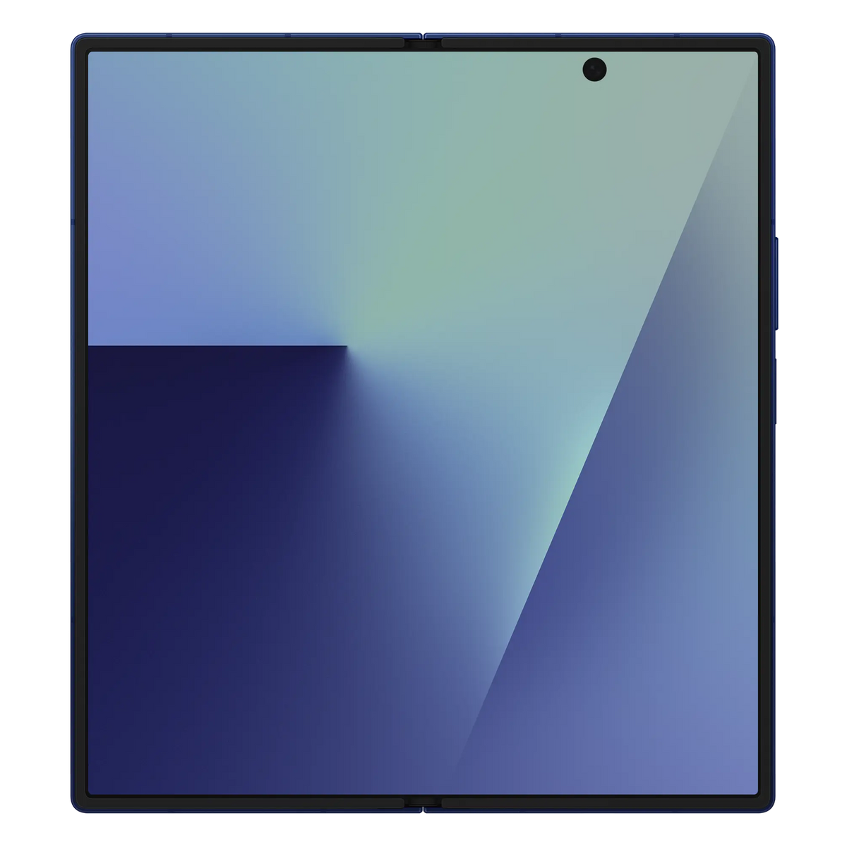 Samsung Galaxy Z Fold7 in Blue Shadow unfolded, main screen