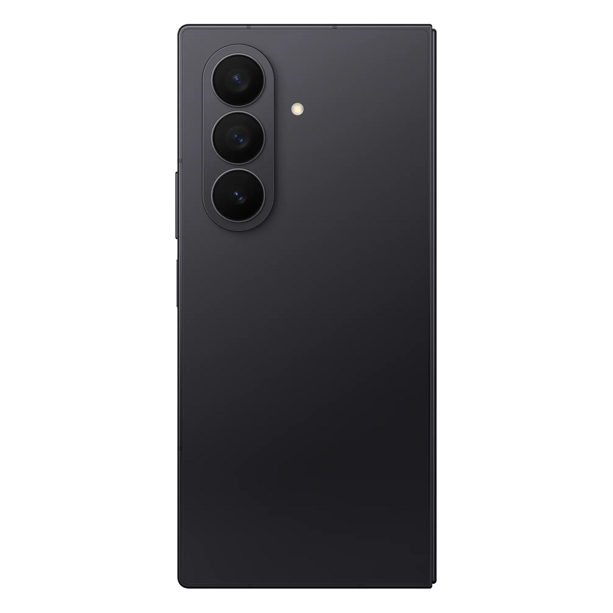 Samsung Galaxy Z Fold7 in Jetblack, back with triple camera