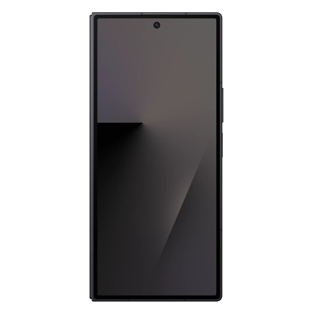 Samsung Galaxy Z Fold7 in Jetblack, cover screen