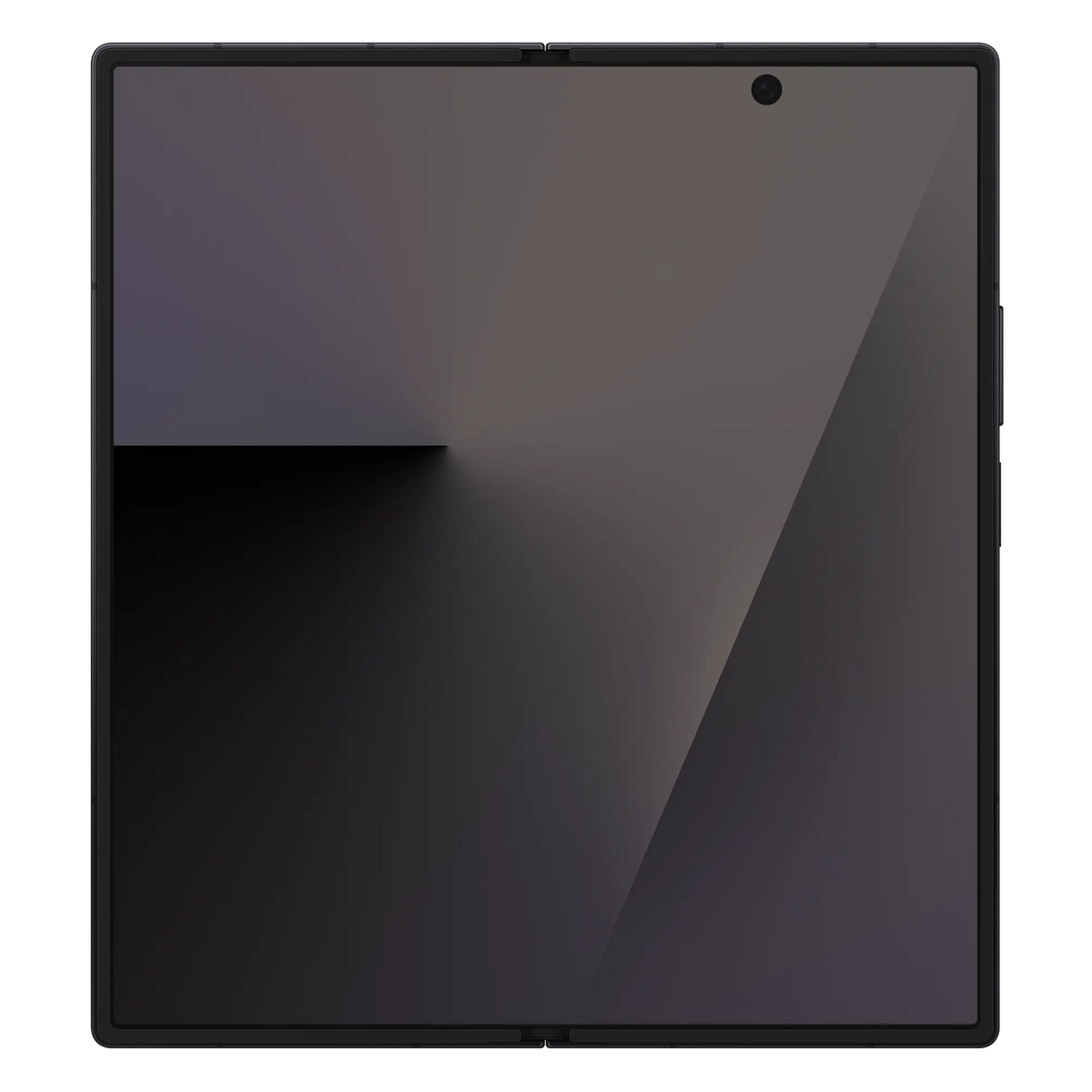 Samsung Galaxy Z Fold7 in Jetblack unfolded, main screen