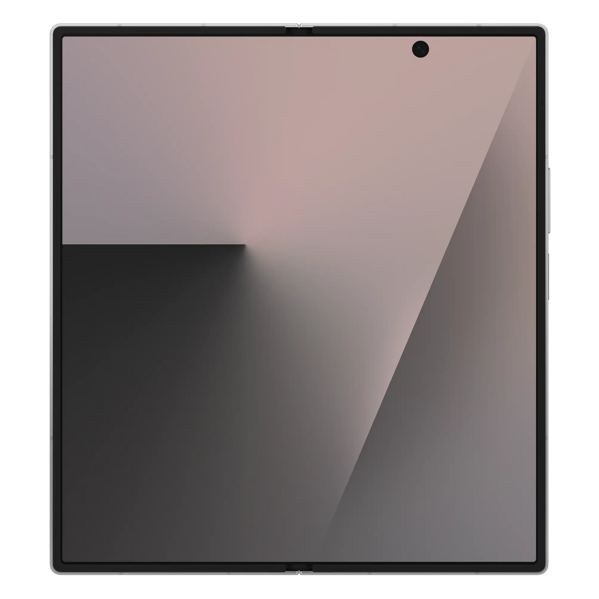 Samsung Galaxy Z Fold7 in Silver Shadow unfolded, main screen