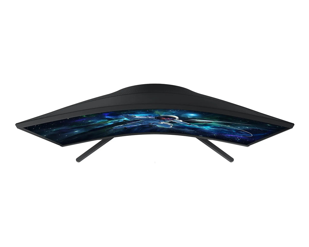 Samsung Odyssey G5 G55C 1000R curve seen from above