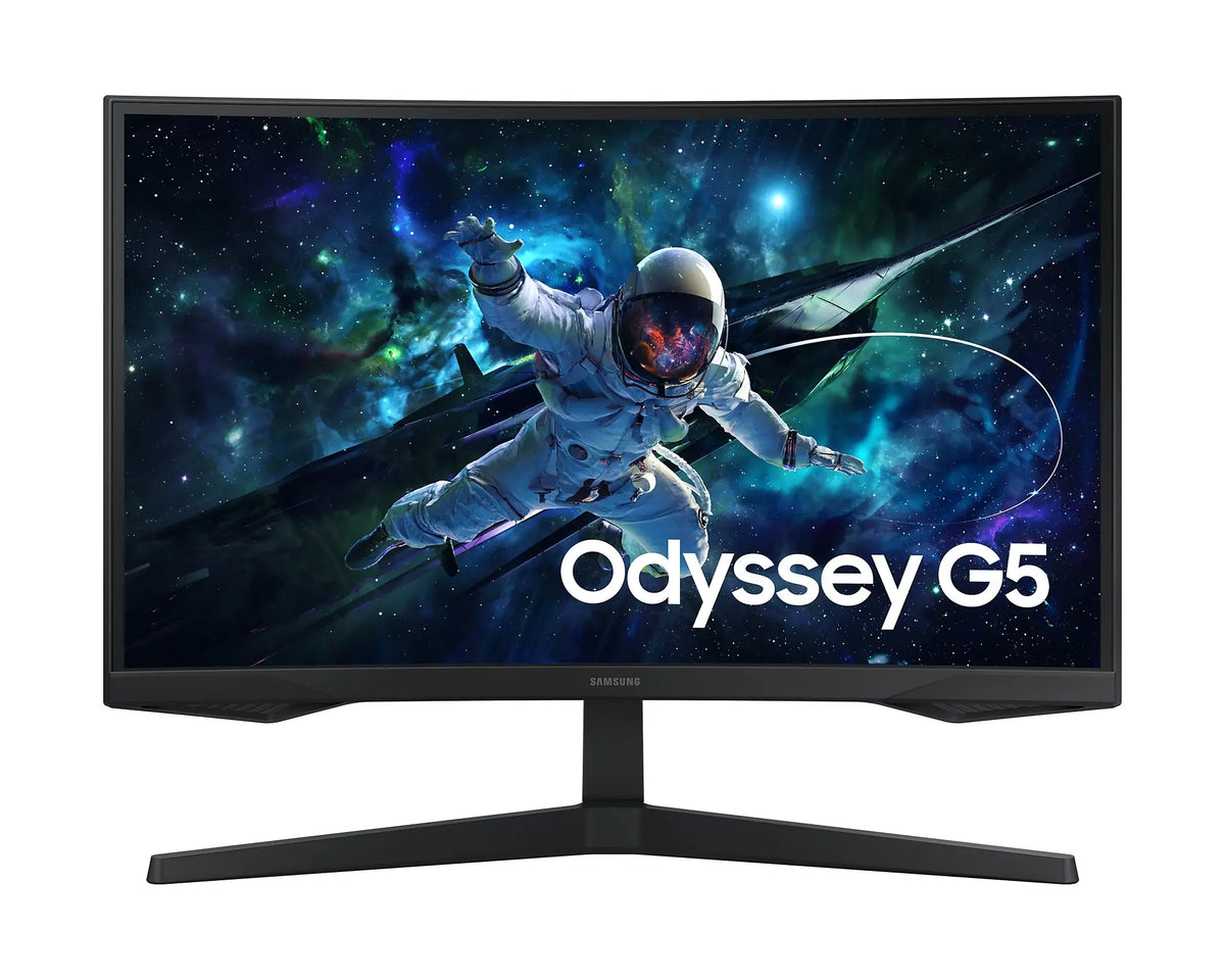 Samsung Odyssey G5 G55C 27-inch curved gaming monitor front view