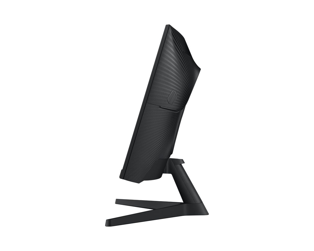 Samsung Odyssey G5 G55C monitor tilted backward