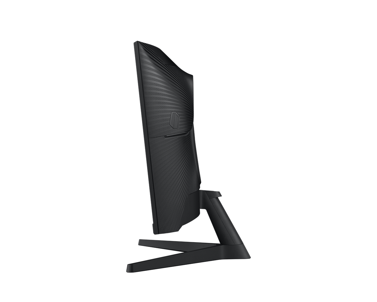 Samsung Odyssey G5 G55C monitor tilted forward