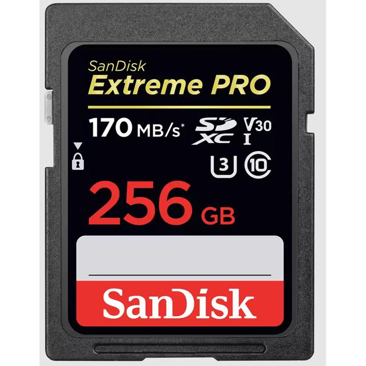 SanDisk Extreme PRO SDXC UHS-I V30 U3 Memory Card