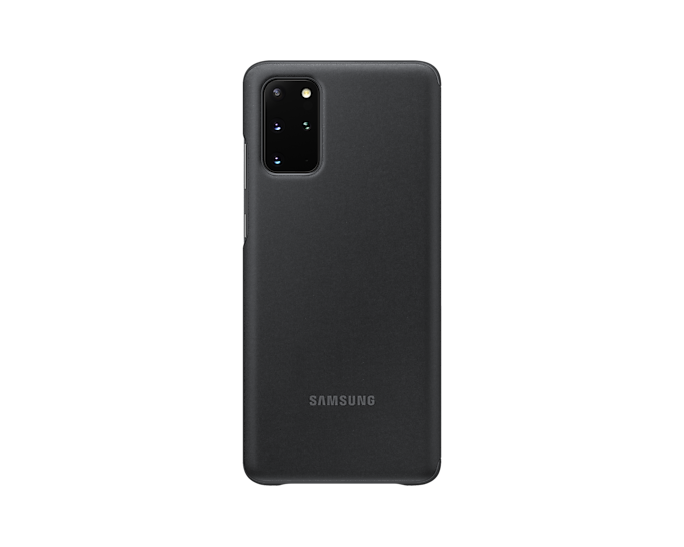 Official Samsung Galaxy S20 Plus Clear View Cover Case-Color: Black---Ennap.com