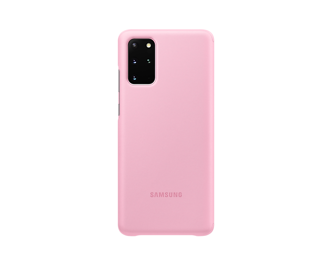 Official Samsung Galaxy S20 Plus Clear View Cover Case-Color: Black---Ennap.com