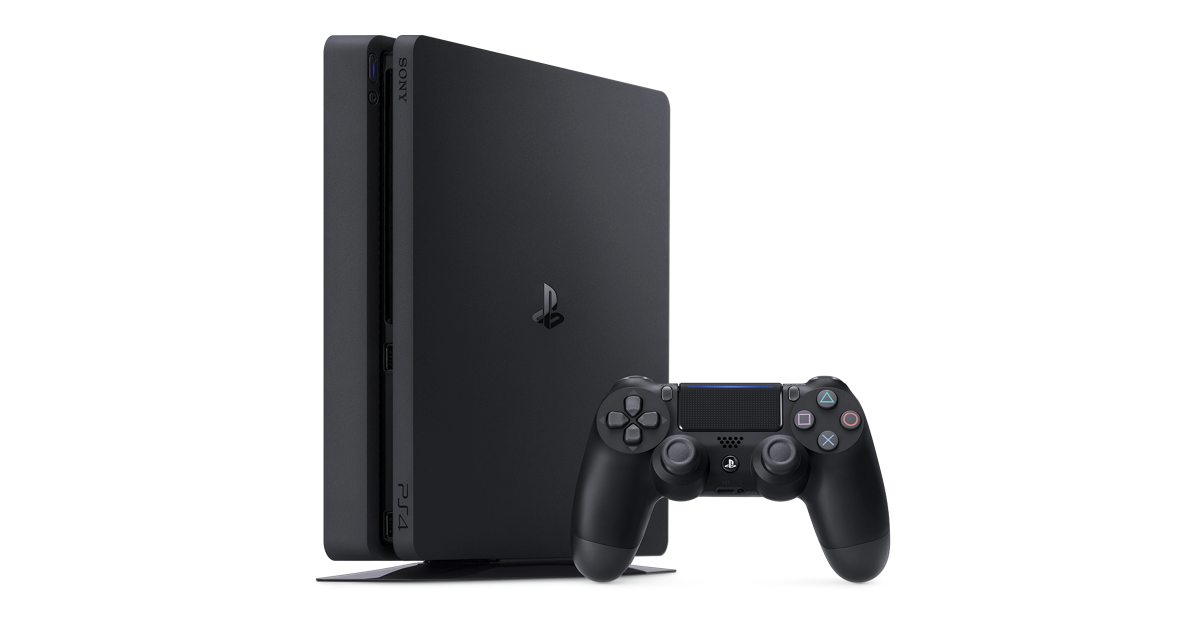 جهاز Sony PlayStation 4 سليم مع يد تحكم DualShock 4 لاسلكية