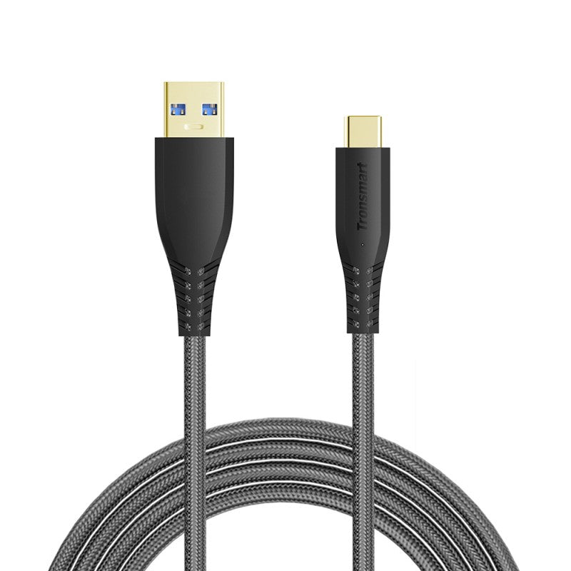 Tronsmart TAC01 USB-C to USB-A 3.0 Braided Fast Charging Cable 1m