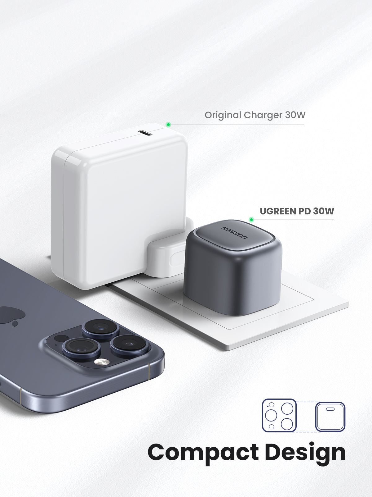 Ugreen Nexode 30W GaN Wall Charger - Ugreen Nexode 30W GaN Wall Charger - Default Title Ennap.com