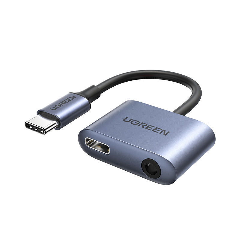 UGREEN USB-C to USB-C Female and 3.5mm Audio Adapter 2-in-1