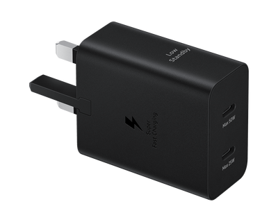 Samsung 50W USB-C Duo Travel Adapter with USB-C Cable - Samsung 50W USB-C Duo Travel Adapter with USB-C Cable - Black Ennap.com