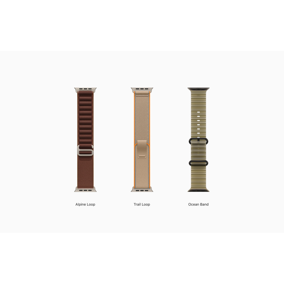 Alpine Loop, Trail Loop and Ocean Band colours for Apple Watch Ultra 4