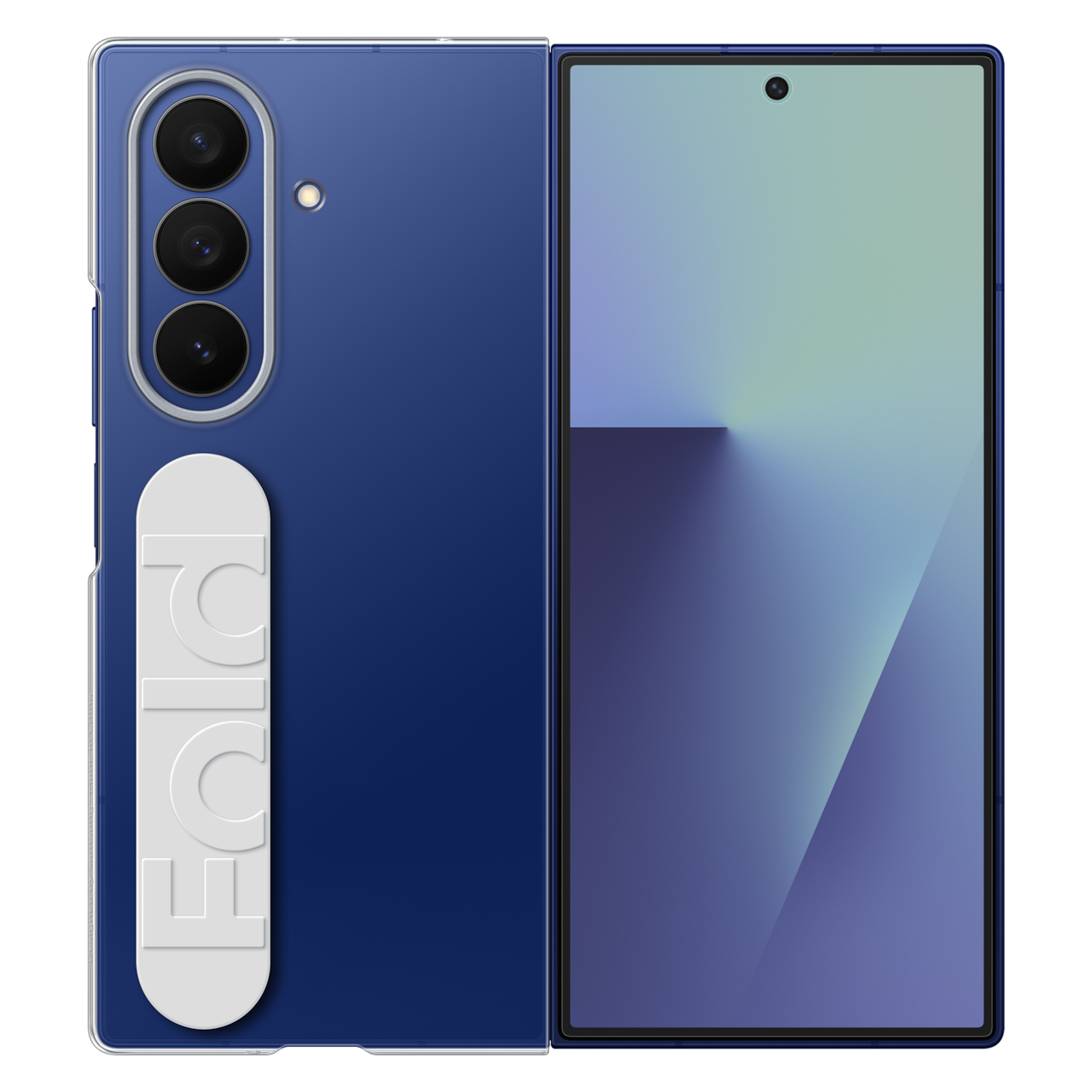 غطاء شفاف بمقبض هاتف Samsung Galaxy Z Fold7