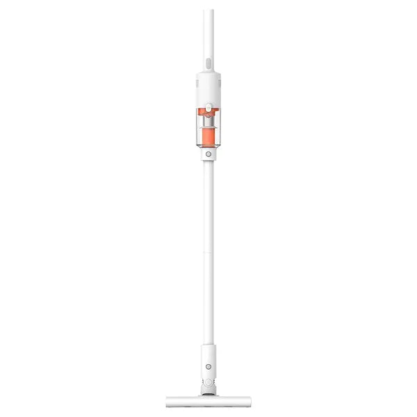 Xiaomi Vacuum Cleaner P30 standing upright with the floor brush attached