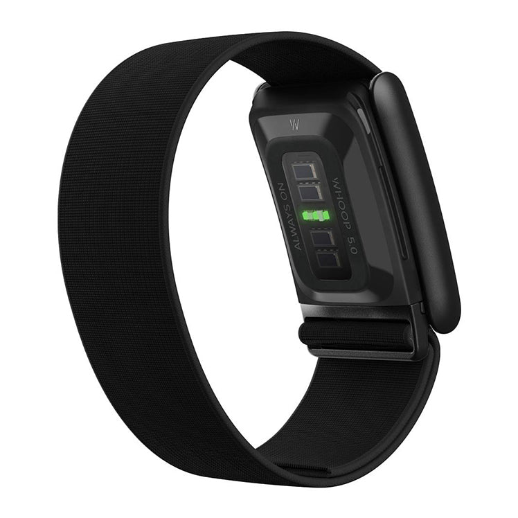 الجهة الخلفية لحساسات WHOOP 5.0 على استراب CoreKnit
