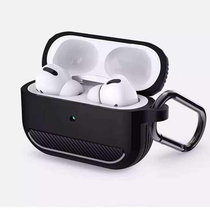 WiWU APC005 Apple AirPods Pro & AirPods Pro 2 Cover Case Full-Body Shockproof Cute Protective Cover with Keychain - WiWU APC005 Apple AirPods Pro & AirPods Pro 2 Cover Case Full-Body Shockproof Cute Protective Cover with Keychain - Default Title Ennap.com