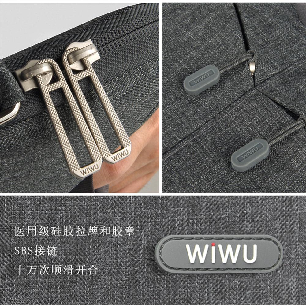 WiWU Gent Business Laptop Sleeve Bag Water Repellent Case for MacBook Tablet 13.3 inch - WiWU Gent Business Laptop Sleeve Bag Water Repellent Case for MacBook Tablet 13.3 inch - Black Ennap.com