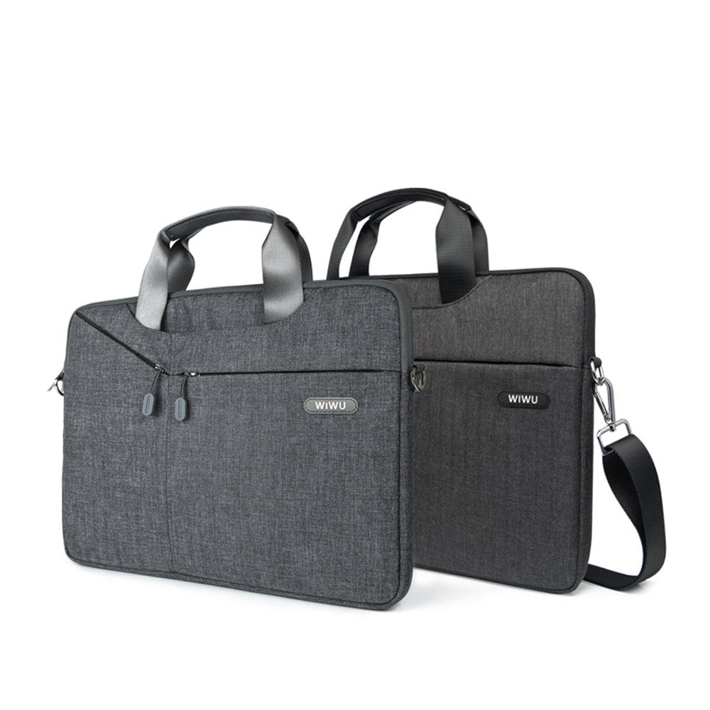 WiWU Gent Business Laptop Sleeve Bag Water Repellent Case for MacBook Tablet 13.3 inch - WiWU Gent Business Laptop Sleeve Bag Water Repellent Case for MacBook Tablet 13.3 inch - Gray Ennap.com