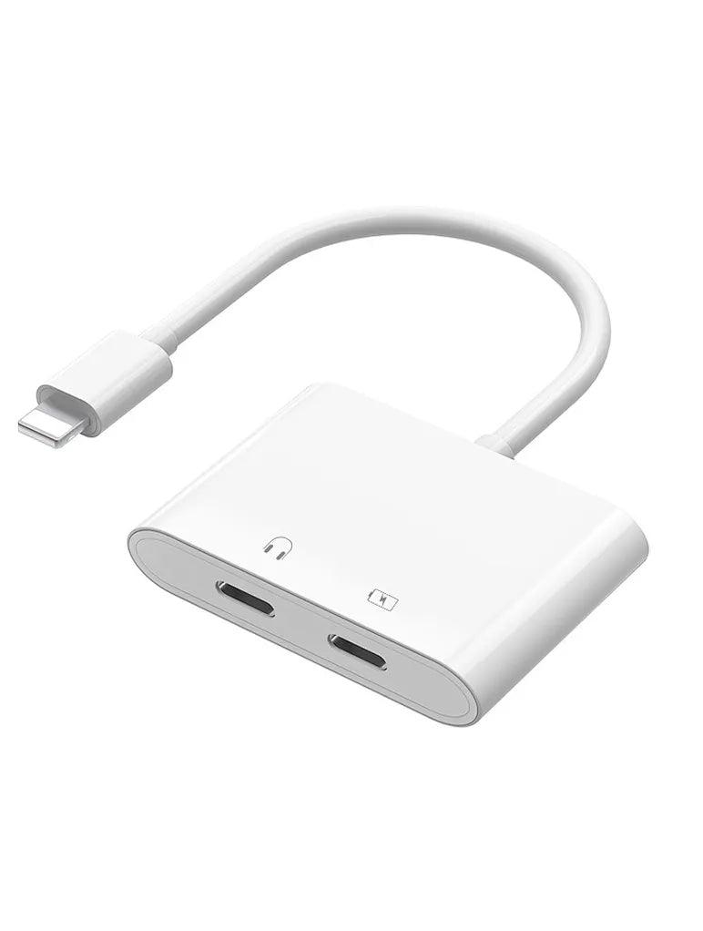 WIWU LT01 PLUS Lightning to Dual Lightning Audio Converter - WIWU LT01 PLUS Lightning to Dual Lightning Audio Converter - Default Title Ennap.com