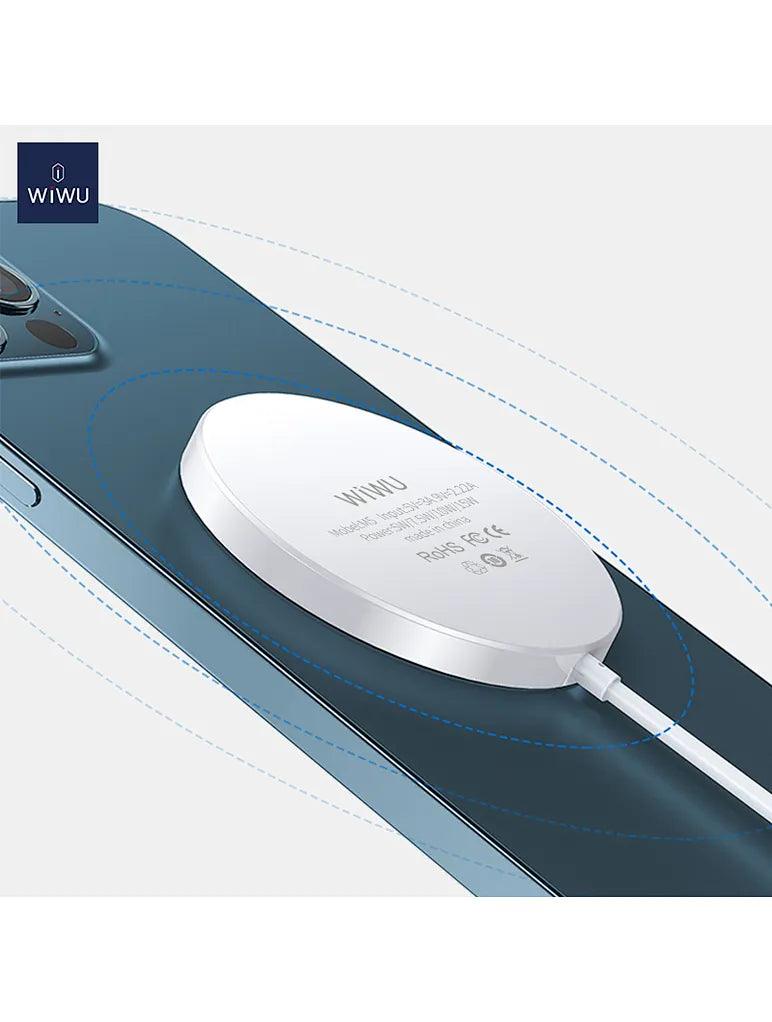 WiWU M5 15W Magnetic Fast Charging MagSafe Wireless Charger - WiWU M5 15W Magnetic Fast Charging MagSafe Wireless Charger - undefined Ennap.com