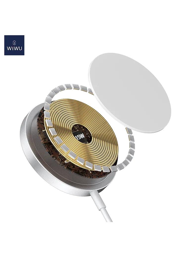 WiWU M5 15W Magnetic Fast Charging MagSafe Wireless Charger - WiWU M5 15W Magnetic Fast Charging MagSafe Wireless Charger - Default Title Ennap.com