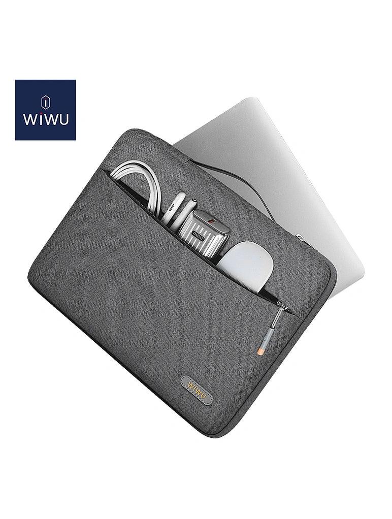 WiWU Pilot Sleeve Waterproof Polyester Laptop Bag Case - WiWU Pilot Sleeve Waterproof Polyester Laptop Bag Case - Black / 14-Inch Ennap.com