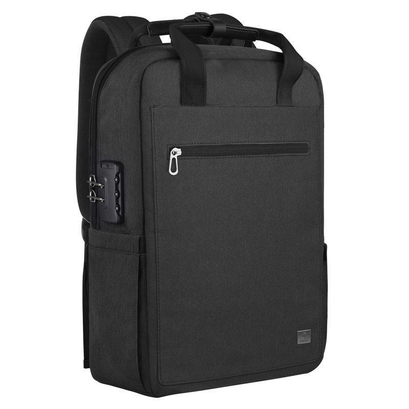 WiWU Pioneer Padlock Backpack With Lock & USB Port 15.6 Inch - WiWU Pioneer Padlock Backpack With Lock & USB Port 15.6 Inch - Default Title Ennap.com