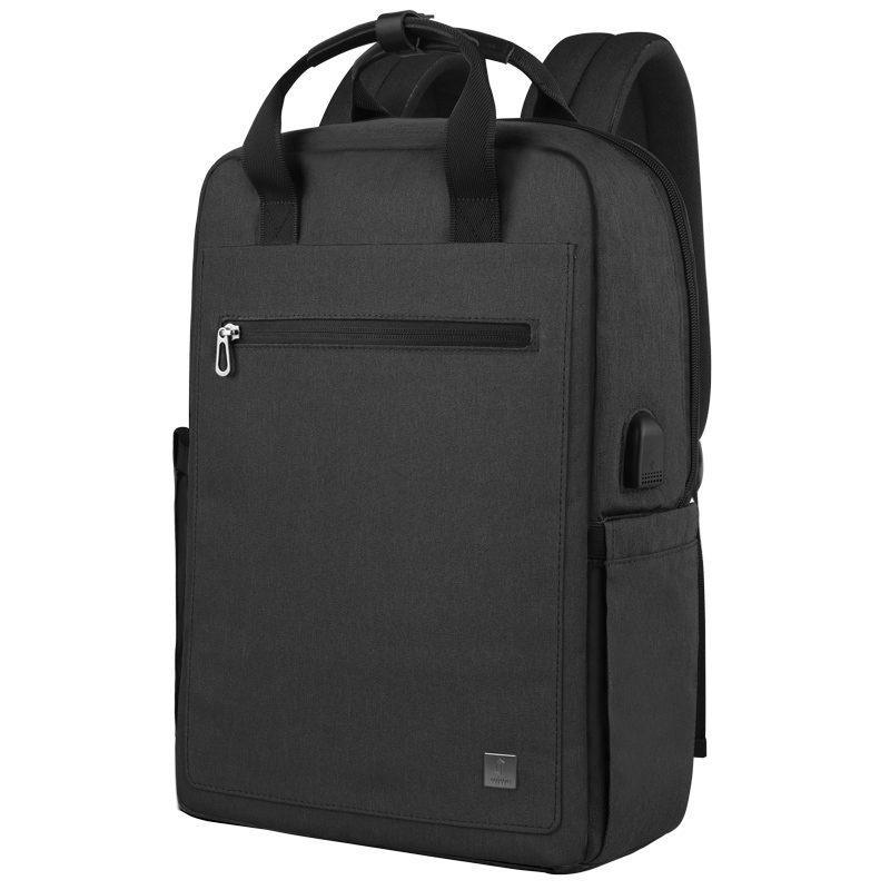 WiWU Pioneer Padlock Backpack With Lock & USB Port 15.6 Inch - WiWU Pioneer Padlock Backpack With Lock & USB Port 15.6 Inch - Default Title Ennap.com