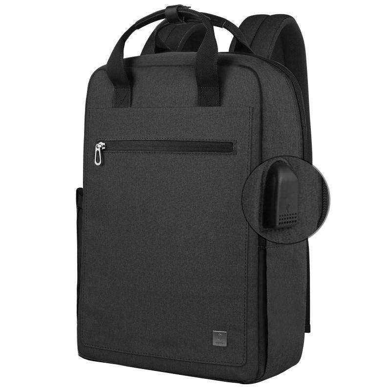 WiWU Pioneer Padlock Backpack With Lock & USB Port 15.6 Inch - WiWU Pioneer Padlock Backpack With Lock & USB Port 15.6 Inch - Default Title Ennap.com