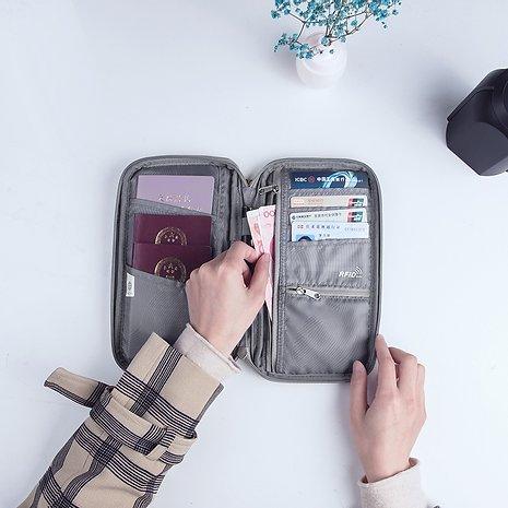 WiWU Pioneer Passport Pouch Storage Bag Card Holder Organizer Cases - WiWU Pioneer Passport Pouch Storage Bag Card Holder Organizer Cases - Gray Ennap.com