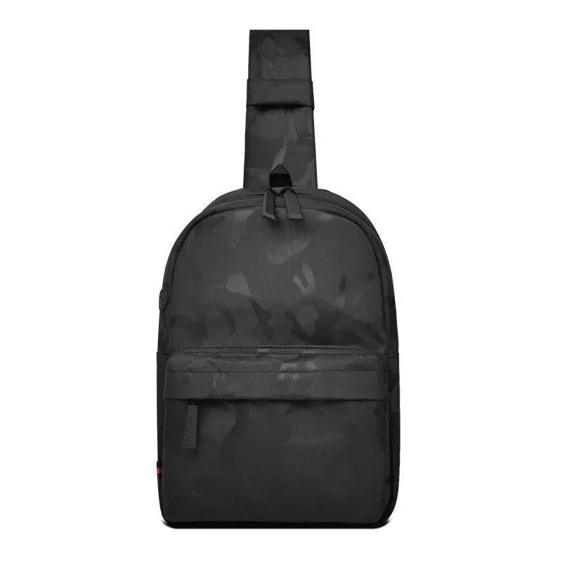 WiWU Vigor Crossbody Bag Light Weight Bag And Water Resistant-Color: Black Camouflage---Ennap.com