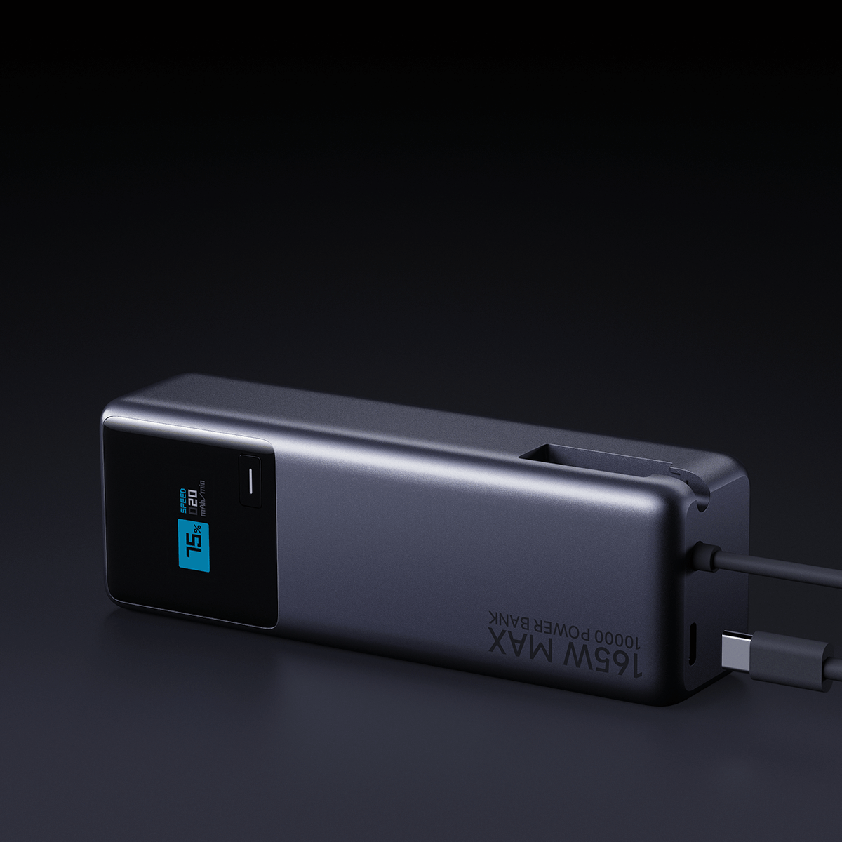 Xiaomi 165W Power Bank 10000 with cables connected