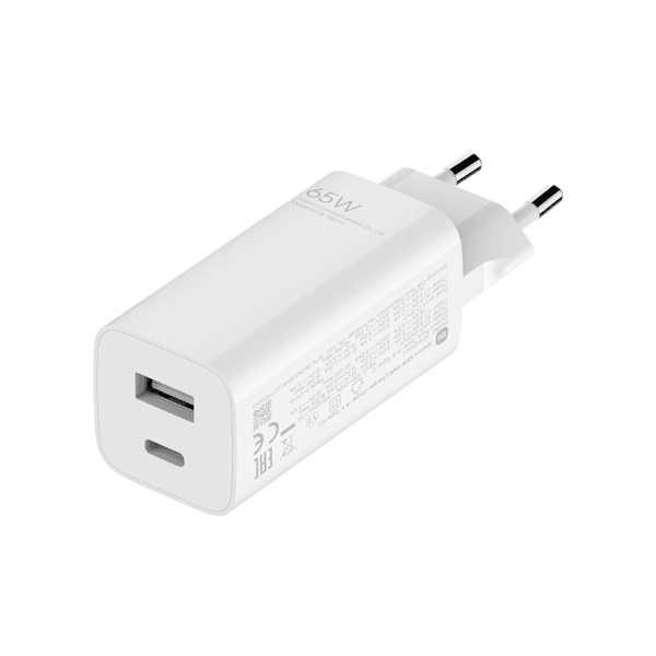 Xiaomi 65W GaN Wall Charger Dual Port (Type-A and Type-C) Fast Charging - Xiaomi 65W GaN Wall Charger Dual Port (Type-A and Type-C) Fast Charging - EU Ennap.com