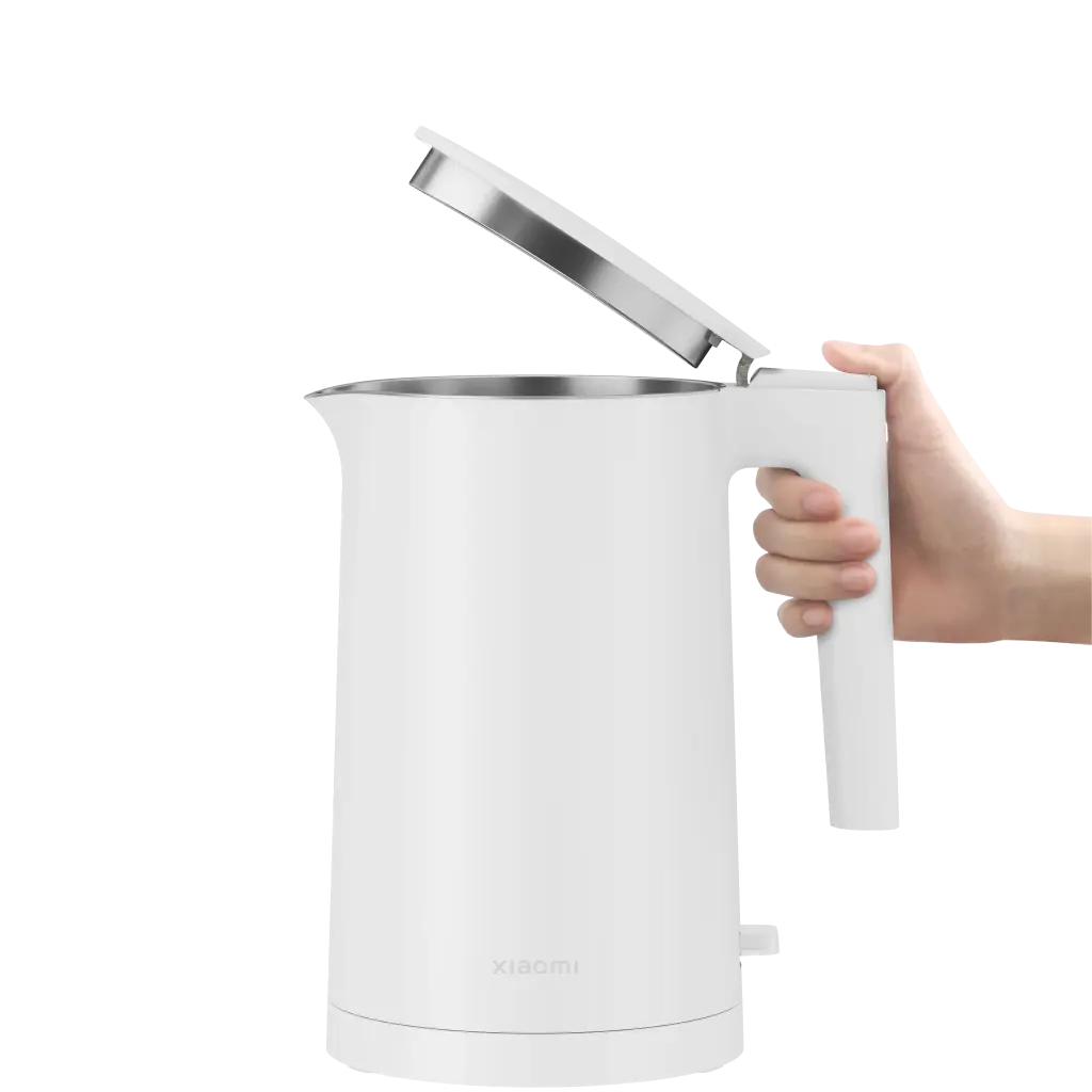 Xiaomi Electric Kettle 2 hand opening the lid