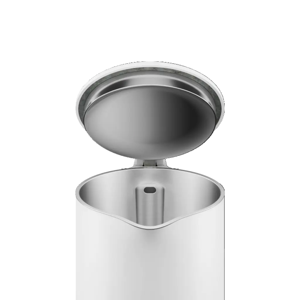 Xiaomi Electric Kettle 2 top view of the stainless steel interior