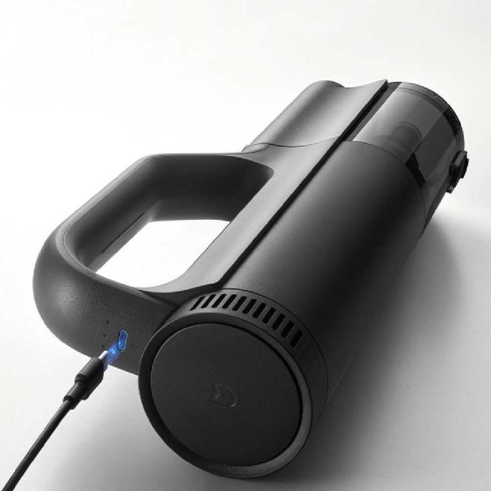 مكنسة شاومي ميجيا للسيارة أثناء الشحن عبر منفذ USB-C