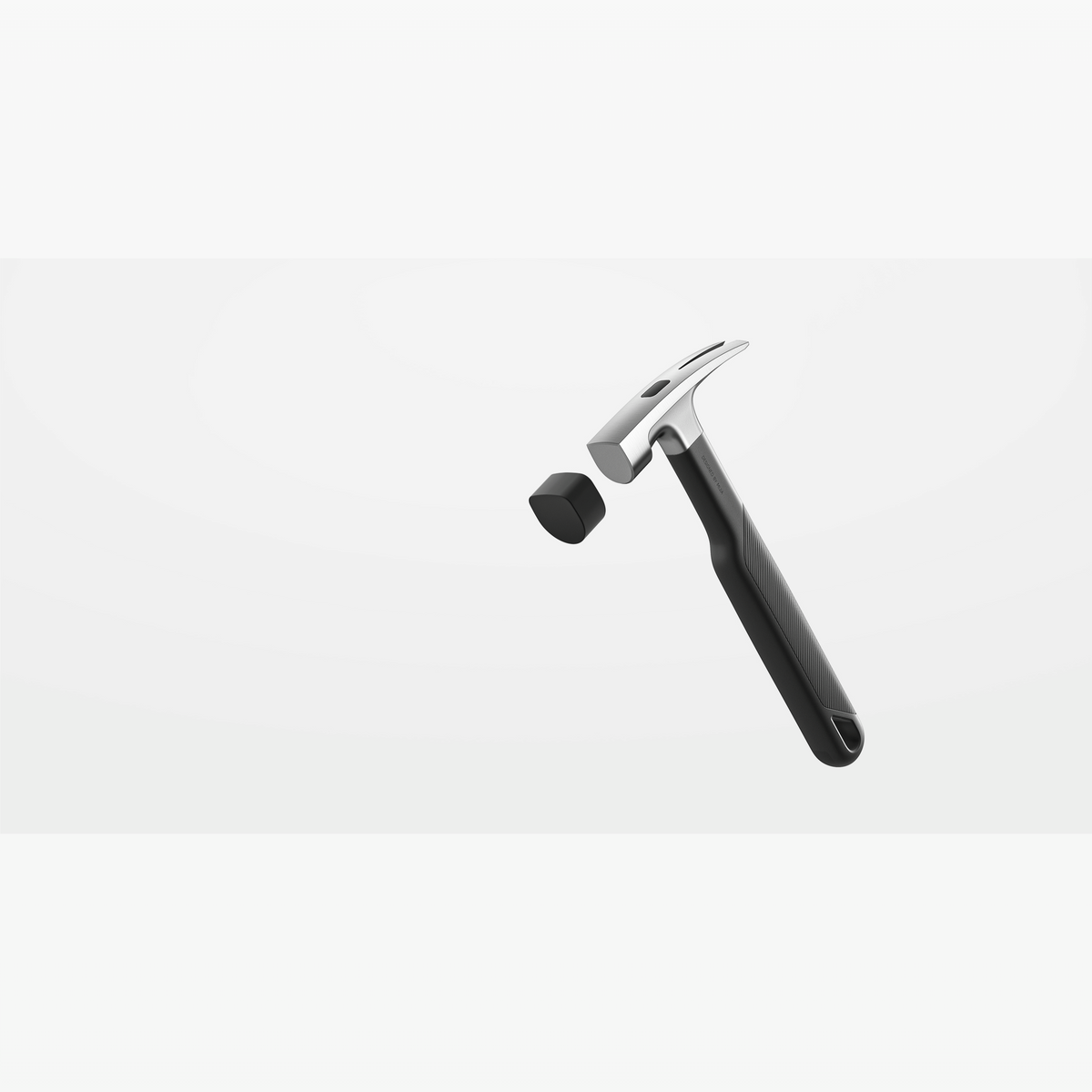 Claw hammer from the Xiaomi Mijia Tool Kit with a forged steel head and an anti-slip rubber grip