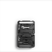 Xiaomi Mijia Tool Kit open, showing the two halves of the case with the hand tools and the bit tray