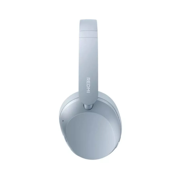 Xiaomi REDMI Headphones Neo in Mist Blue side profile with the REDMI name on the headband