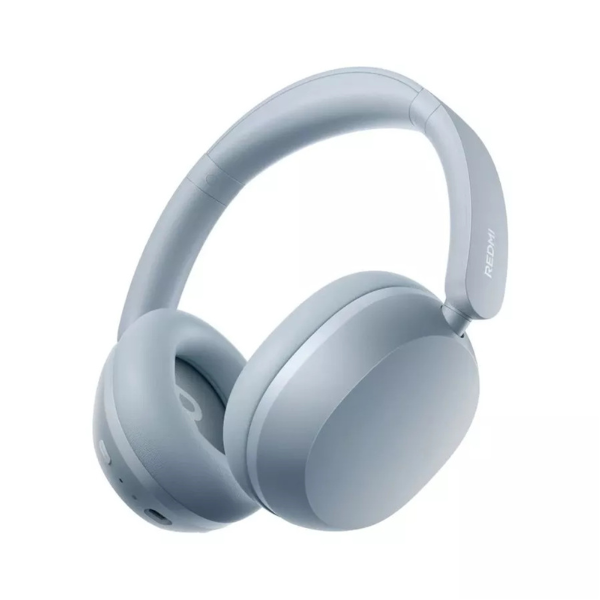 Xiaomi REDMI Headphones Neo in Mist Blue three quarter view showing the earcup