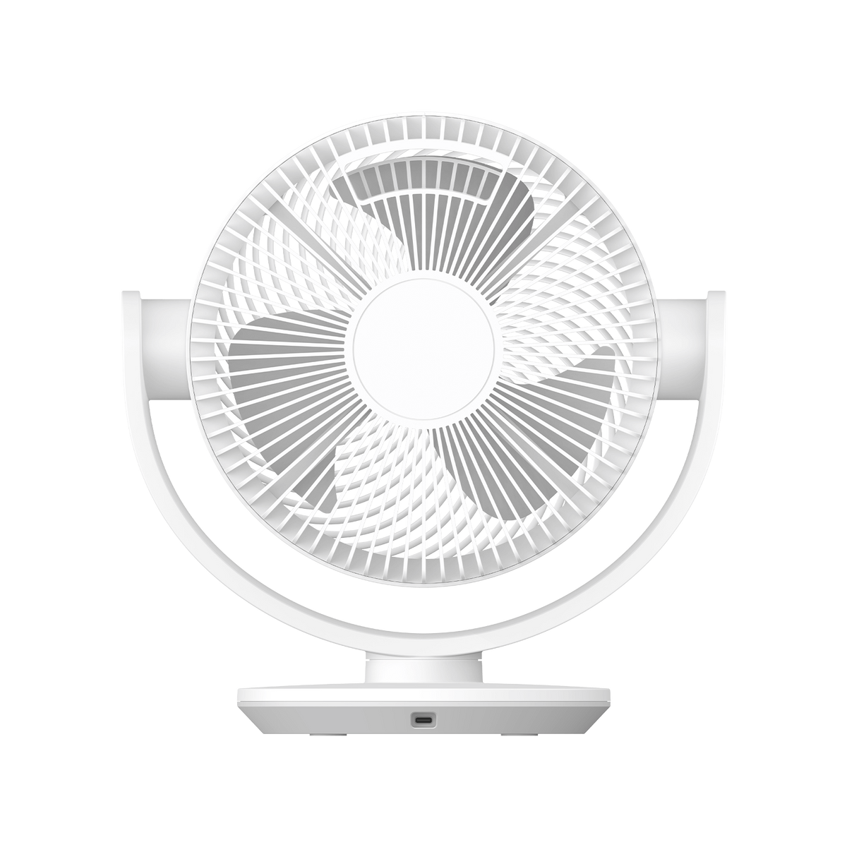مروحة مكتب ذكية شاومي Xiaomi Smart Desktop Air Circulation Fan باللون الأبيض من الأمام
