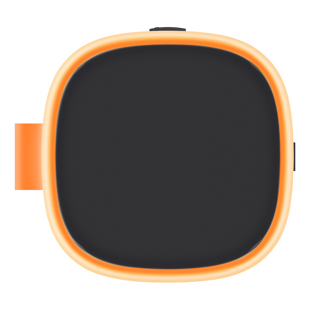 Xiaomi Sound Play 18W Bluetooth speaker in Black, bottom view showing the ambient light ring