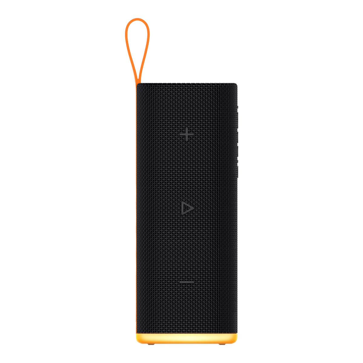 Xiaomi Sound Play 18W Bluetooth speaker in Black, side view showing the volume and play buttons