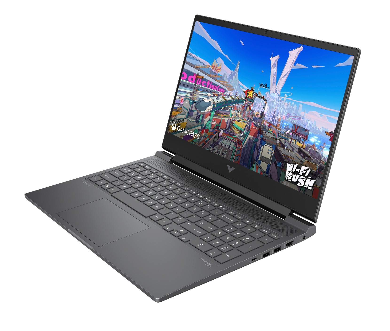 HP Victus 16-r1066ne Gaming Laptop - Intel Core i5-14450HX, 16GB DDR5, 1TB SSD, NVIDIA RTX 3050 6GB, 16.1-inch FHD 144Hz, DOS