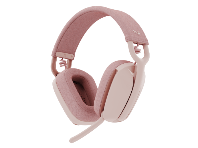 Logitech Zone Vibe 100 Wireless Over the Ear Headphones - Logitech Zone Vibe 100 Wireless Over the Ear Headphones - Rose Ennap.com