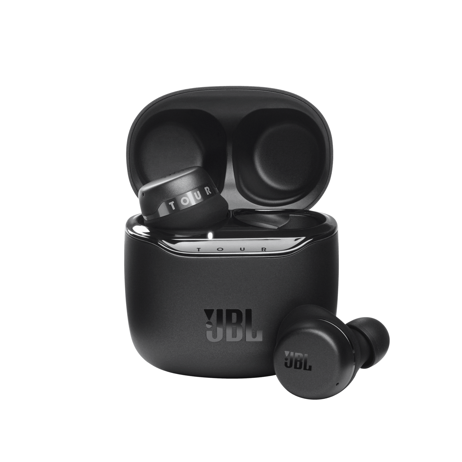 JBL Tour Pro+ True Wireless Noise-cancelling Earbuds-Color: Black---Ennap.com